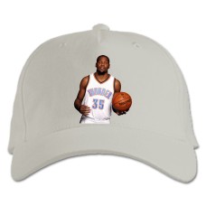 Бейсболка с принтом Кевин Дюран - белая