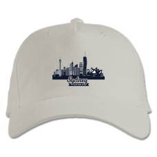 Baseball cap with Print Sydney - white