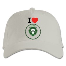 Бейсболка с принтом Львов - белая