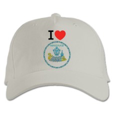 Бейсболка с принтом Николаев - белая