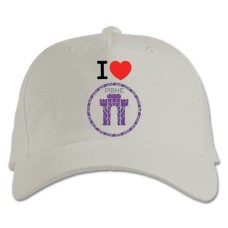 Baseball cap with Print Rivne - white
