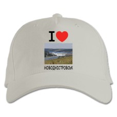 Бейсболка с принтом Новоднестровск - белая