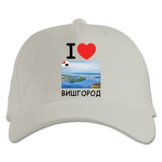 Baseball cap with Print Vishgorod - white