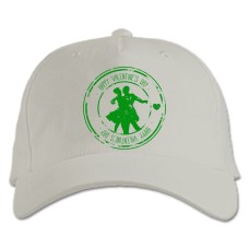 Baseball cap with Print Valentine's Day Love Stamp - white