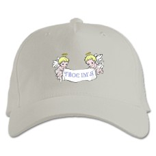 Baseball cap with Print Angel Day Two Angels - white