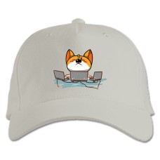 Baseball cap with Print Day Of The Programmer Programmer Fox - white