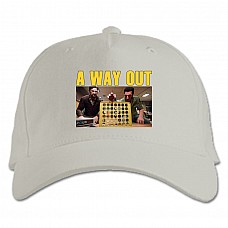 Baseball cap with Print A Way Out Of The Game Episode 3 - white