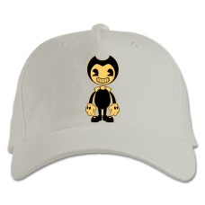 Baseball cap with Print Bandy - white