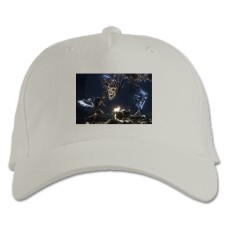Baseball cap with Print Zobra - white
