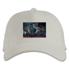 Baseball cap with Print The Old Hunters - white
