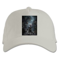 Baseball cap with Print The Protagonist And Bosses - white