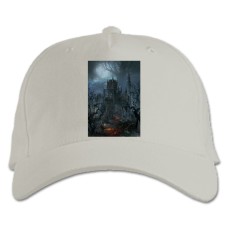 Baseball cap with Print The Protagonist And The Castle - white