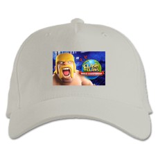 Baseball cap with Print World Championship - white