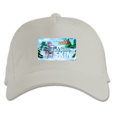 Baseball cap with Print The Ice Queen Skin - white
