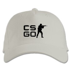 Baseball cap with Print Cs Go Circuit - white