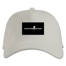 Baseball cap with Print Counter Strike Logo - white