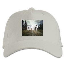 Baseball cap with Print Dayz Road In The Woods - white