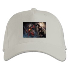 Baseball cap with Print Dead By Daylight Samurai - white