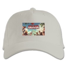 Baseball cap with Print Dead Island Survivors - white