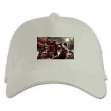 Baseball cap with Print Dead Island Battle With Zombies - white