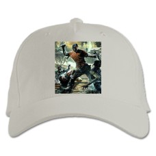 Baseball cap with Print Dead Island Attack On The Zombies - white