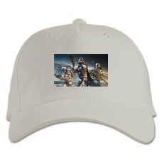 Baseball cap with Print Destiny Three Warriors - white