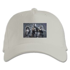 Baseball cap with Print Destiny Three Soldiers - white