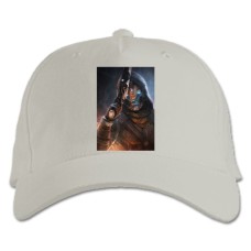 Baseball cap with Print Destiny Robot - white