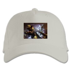 Baseball cap with Print Destiny 2 Robot - white