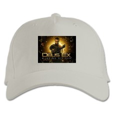 Baseball cap with Print Deus Ex Mankind Divided - white