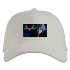 Baseball cap with Print Devil May Cry 5 - white