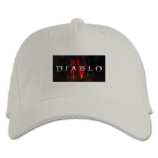 Baseball cap with Print Diablo 4 - white