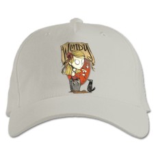 Baseball cap with Print Wendy - white