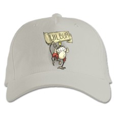 Baseball cap with Print Wilbur - white
