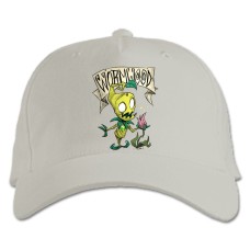 Baseball cap with Print Wormwood - white