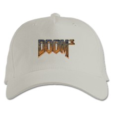 Baseball cap with Print Doom 3 - white