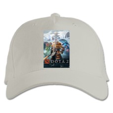 Baseball cap with Print Cover Dota 2 - white