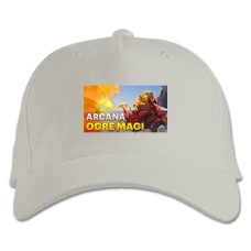 Baseball cap with Print Dota 2 Arcana Ogre Magi - white