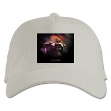 Кепка з принтом Доту 2 Інвокер - біла