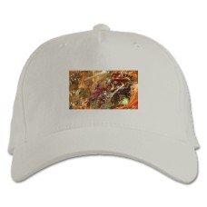 Baseball cap with Print Dungeons & Dragons Battle - white