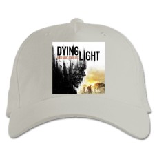 Baseball cap with Print Dying Light Cover - white