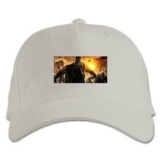 Baseball cap with Print Dying Light Zombies - white