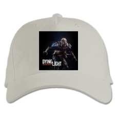 Baseball cap with Print Dying Light Good Night Good Luck - white