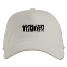 Baseball cap with Print Escape From Tarkov Logo - white