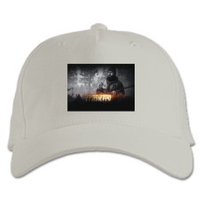Baseball cap with Print Escape From Tarkov Hunter - white