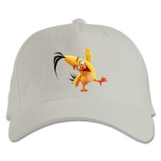 Baseball cap with Print Angry Birds Yellow Bird - white