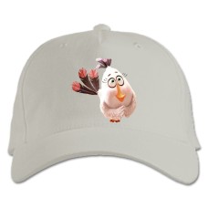 Baseball cap with Print Angry Birds Cute Bird - white