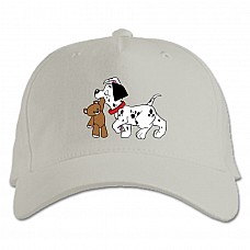Baseball cap with Print 101 Dalmatians Puppy With Toys - white