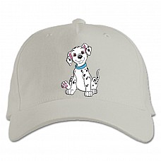 Baseball cap with Print 101 Dalmatians Funny Puppy - white