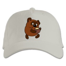 Baseball cap with Print Winnie The Pooh And The Honey Bochenko - white